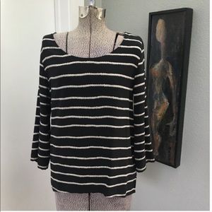 Joie 100% Silk Rope Pattern Blouse